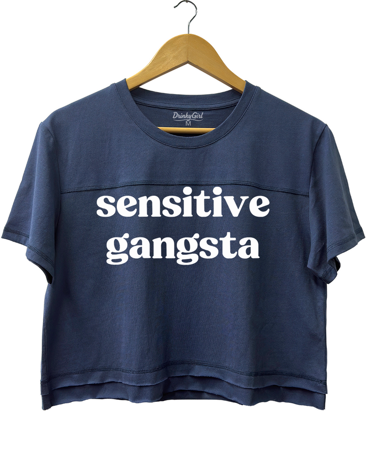 Sensitive Gangsta Crop Top