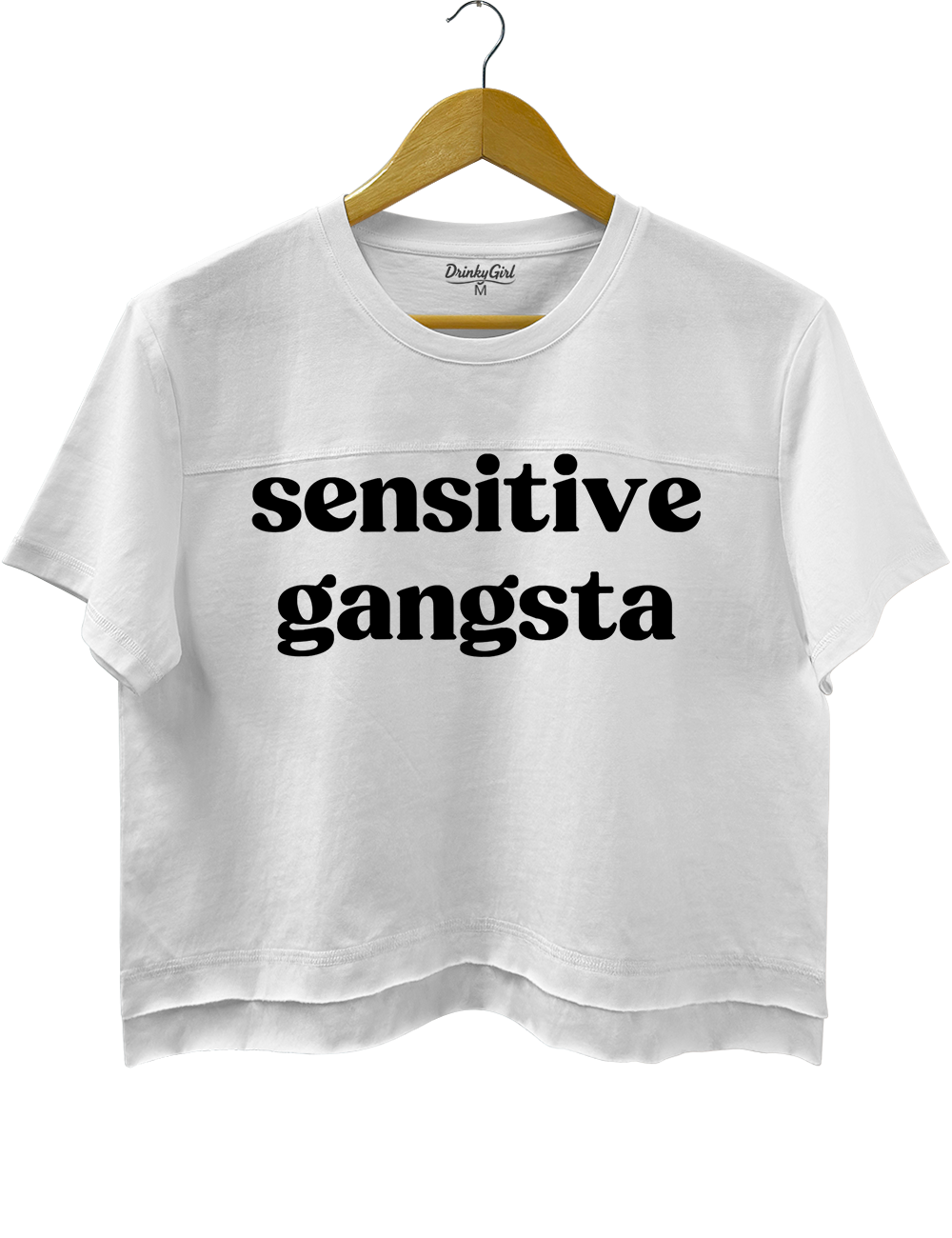 Sensitive Gangsta Crop Top