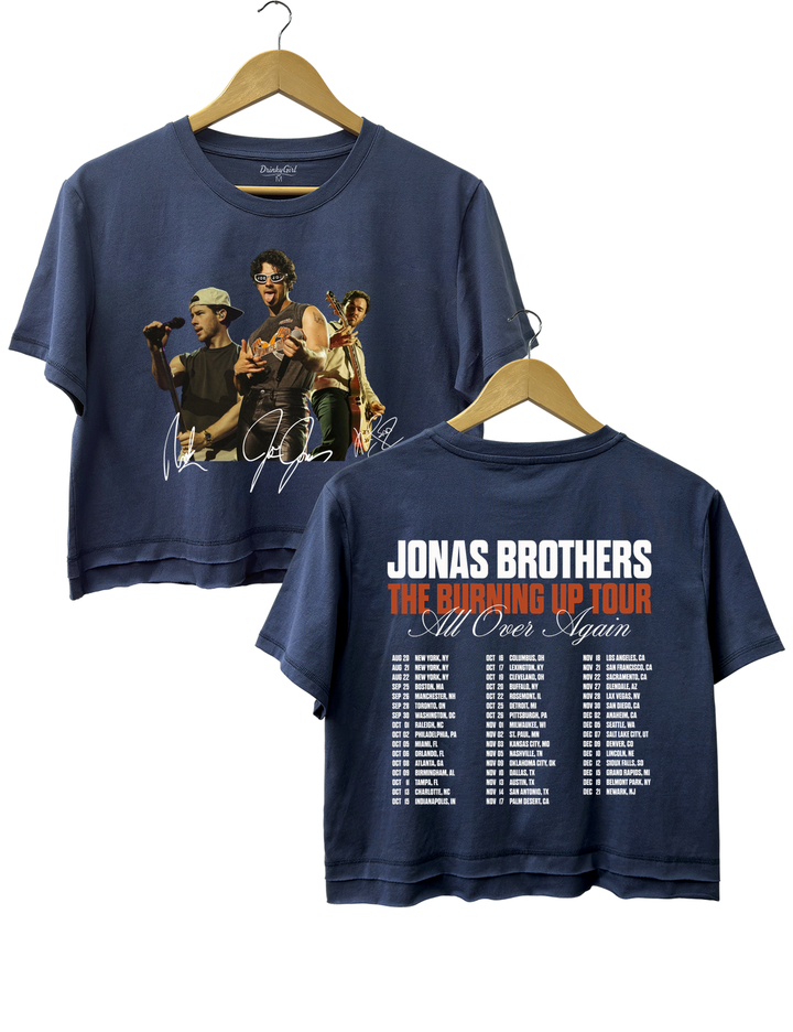 Jonas Brothers Burning Up All Over Again Tour Crop Top