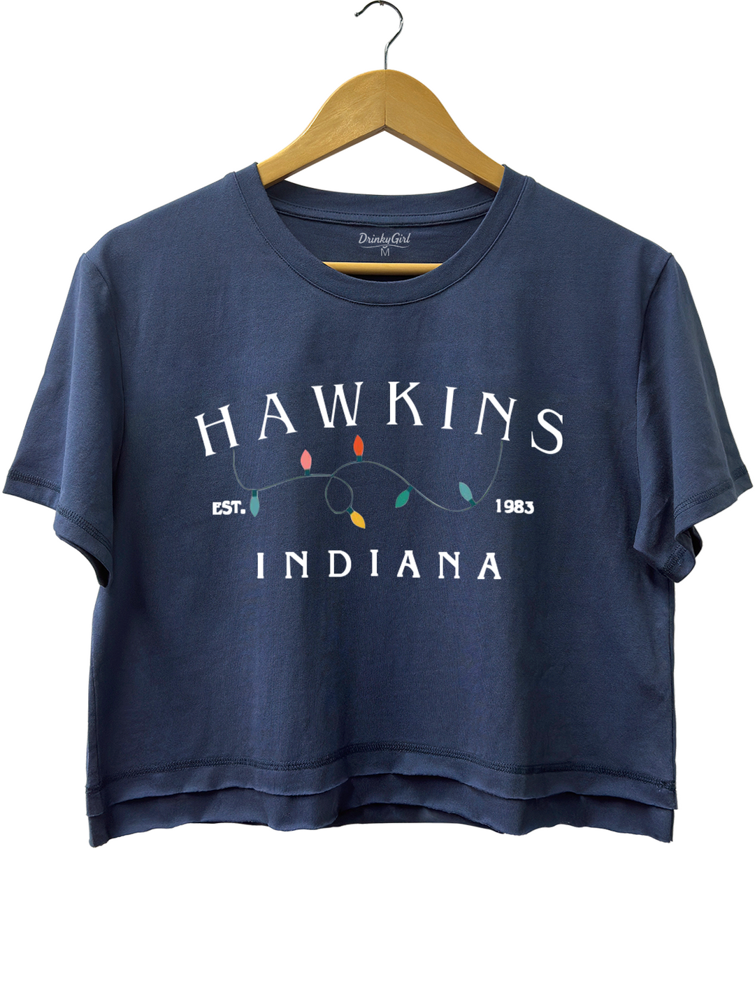 Stranger Things HAWKINS INDIANA Crop Top