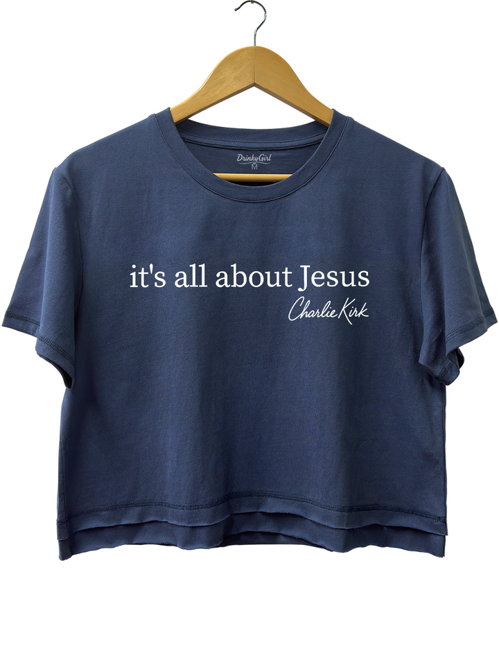 It's All About Jesus Charlie kirk Tee