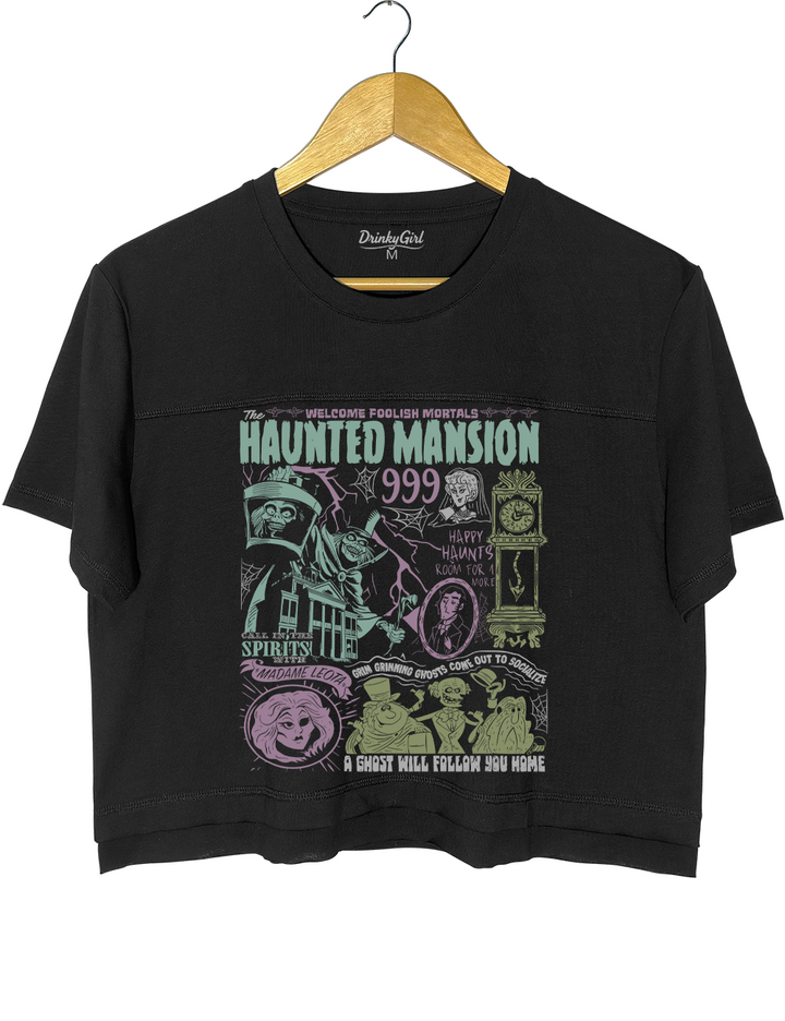 Welcome Foolish Mortals Hitchhiking Ghost Spooky Season Madam Leota