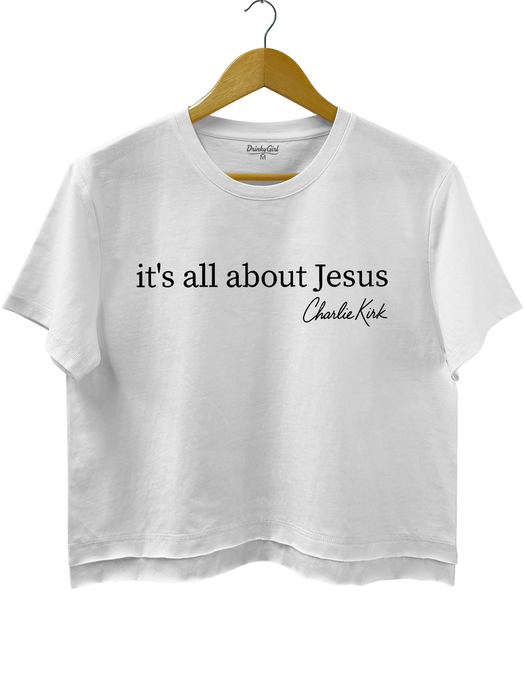It's All About Jesus Charlie kirk Tee