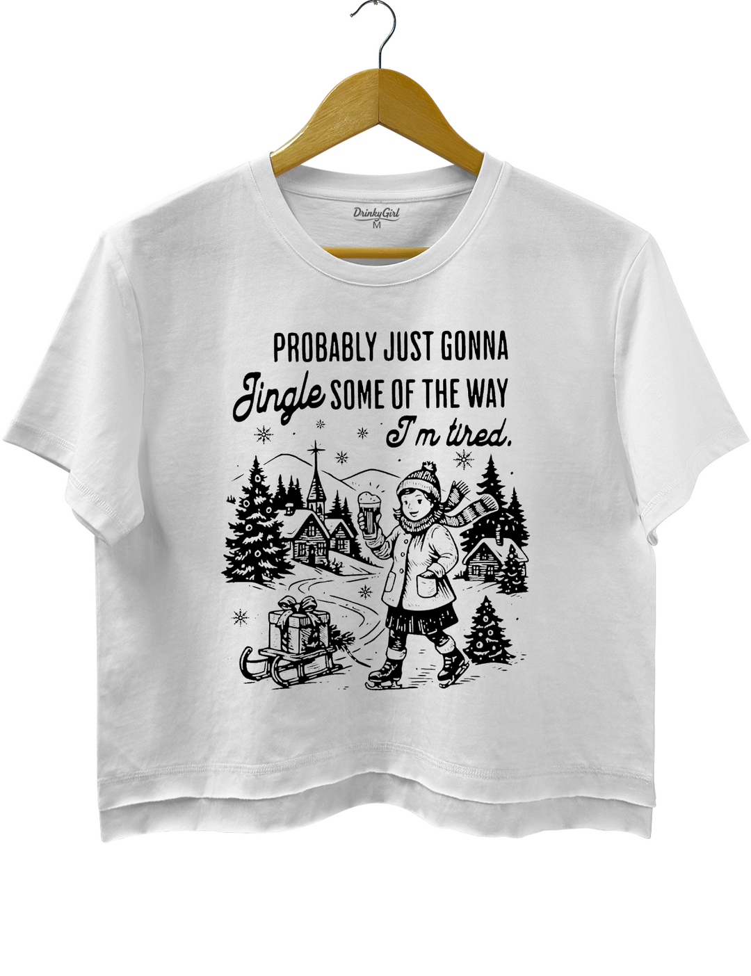 Probably Just Gonna Jingle Crop Top