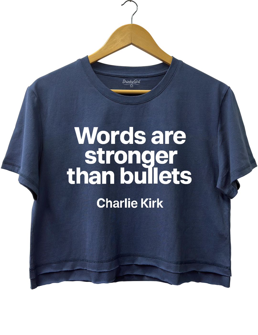 Words Are Stronger Than Bullets Charlie kirk Tee