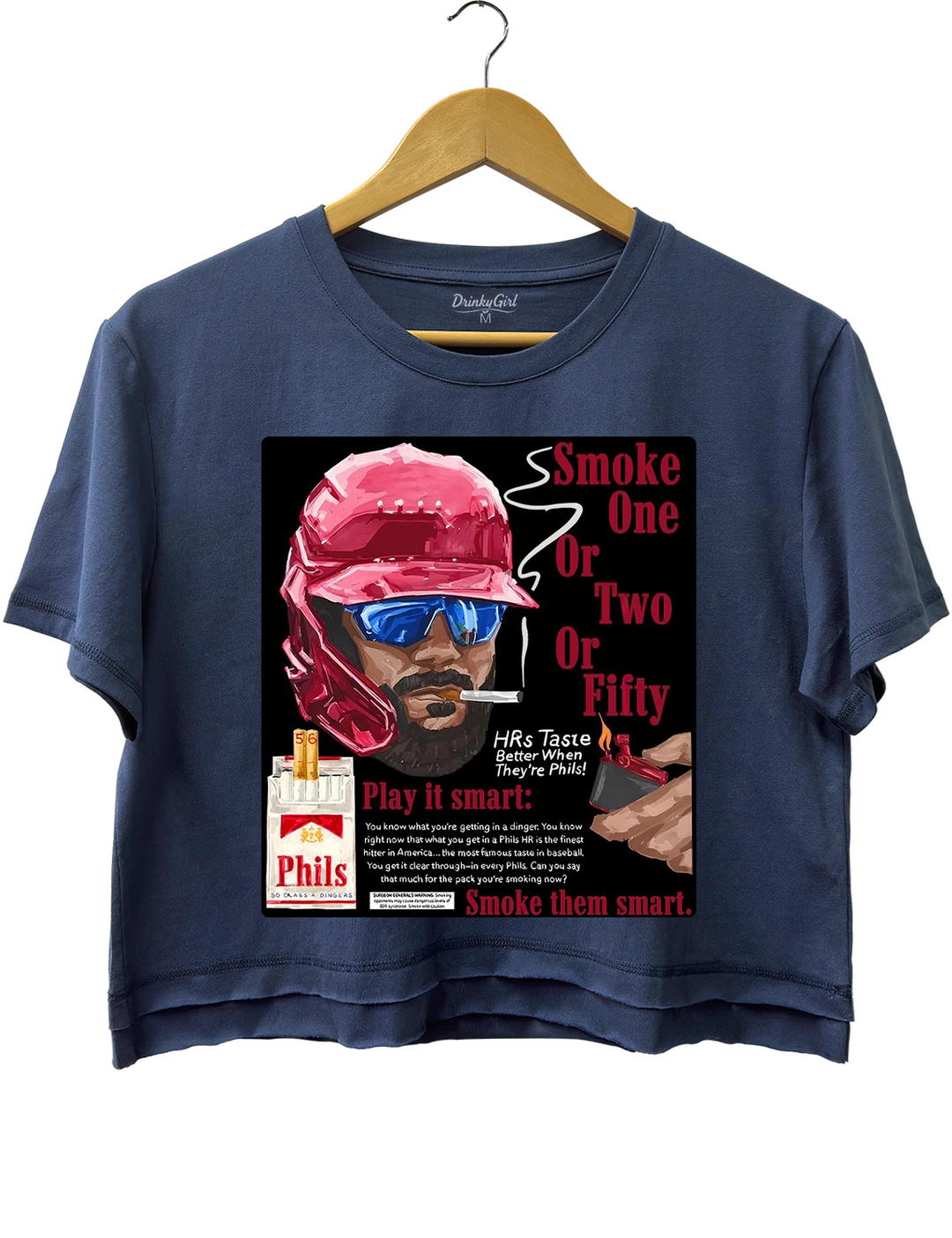 Smoke One Or Two Or Fiity- HRs Taste Better When They're Phils Tee