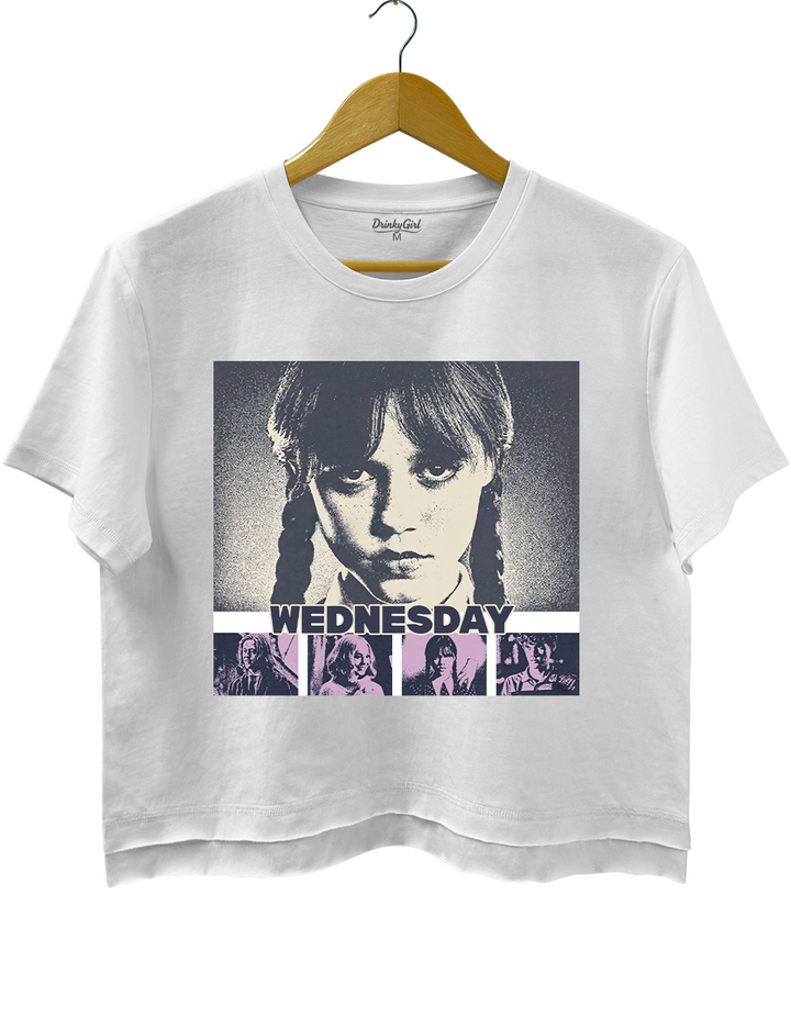 Wednesday Addams Season 2 Retro Gothic Tee