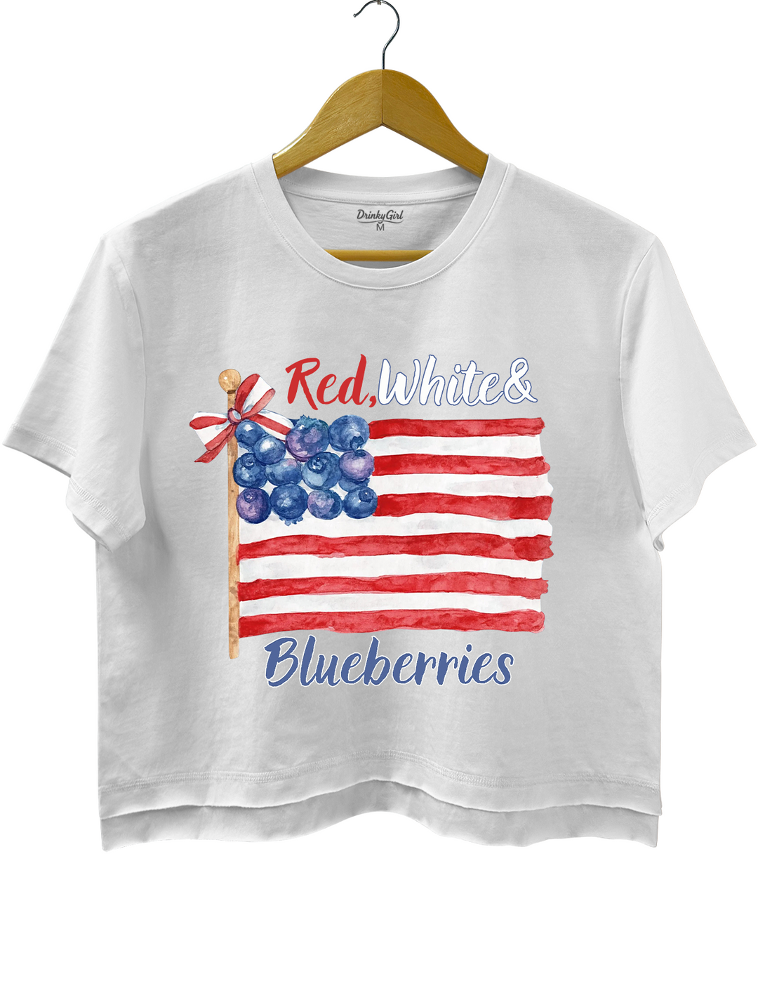 Red, White and Blueberries Memorial Freedom Human Rights Tee