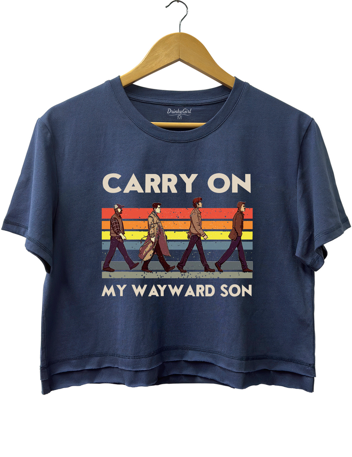 Supernatural Carry On My Wayward Son Crop Top