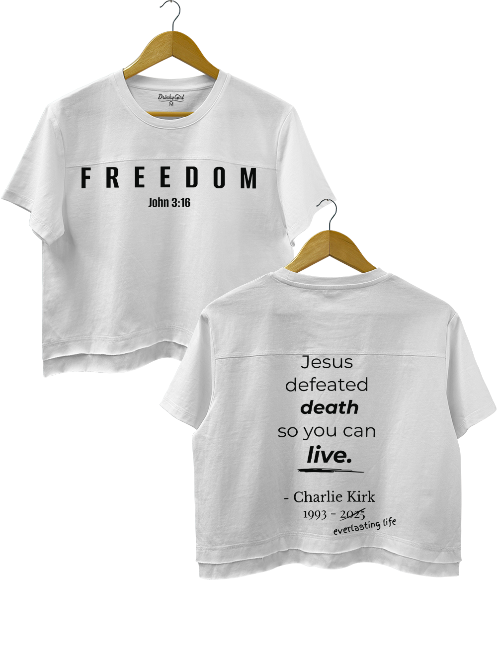 Charlie Kirk Everlasting Life Tee