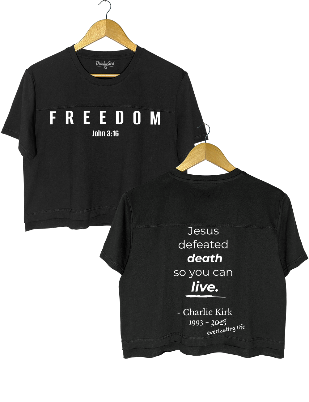 Charlie Kirk Everlasting Life Tee