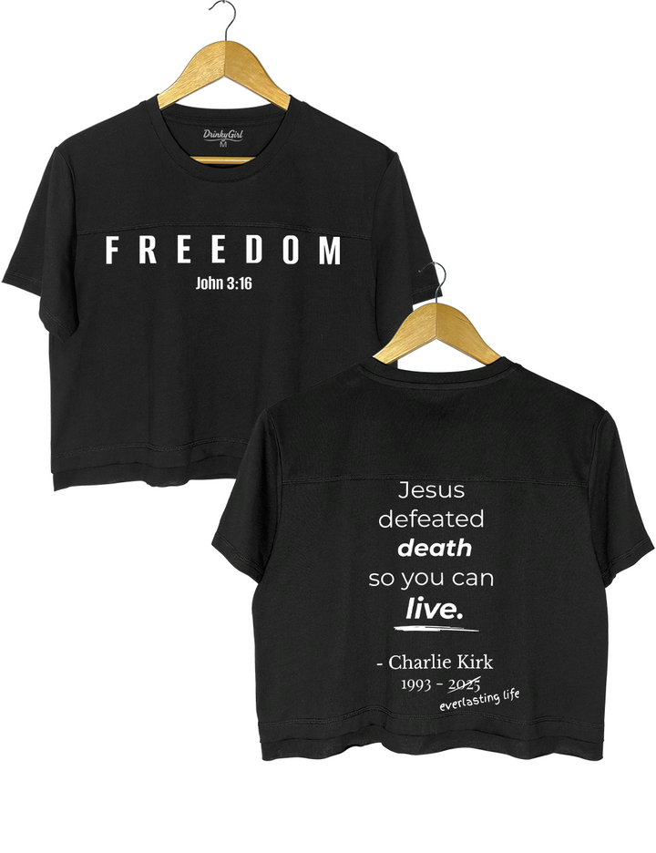 Charlie Kirk Everlasting Life Tee