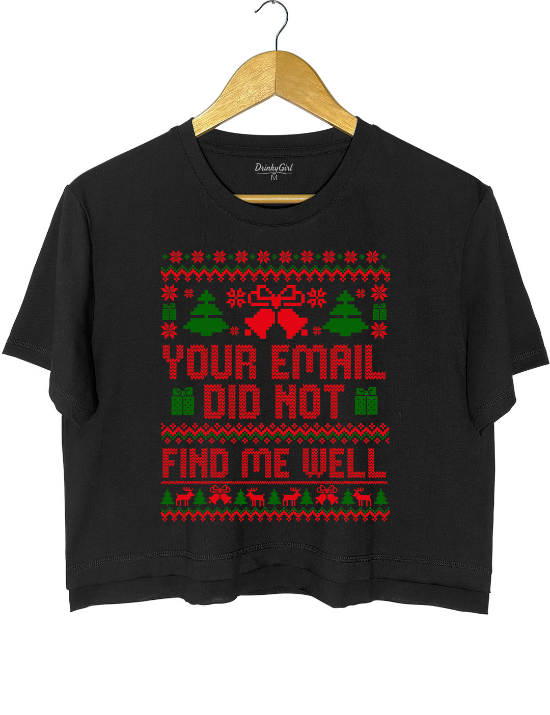 Your Email Did Not Find Me Well Crop Top