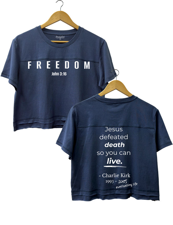 Charlie Kirk Everlasting Life Tee