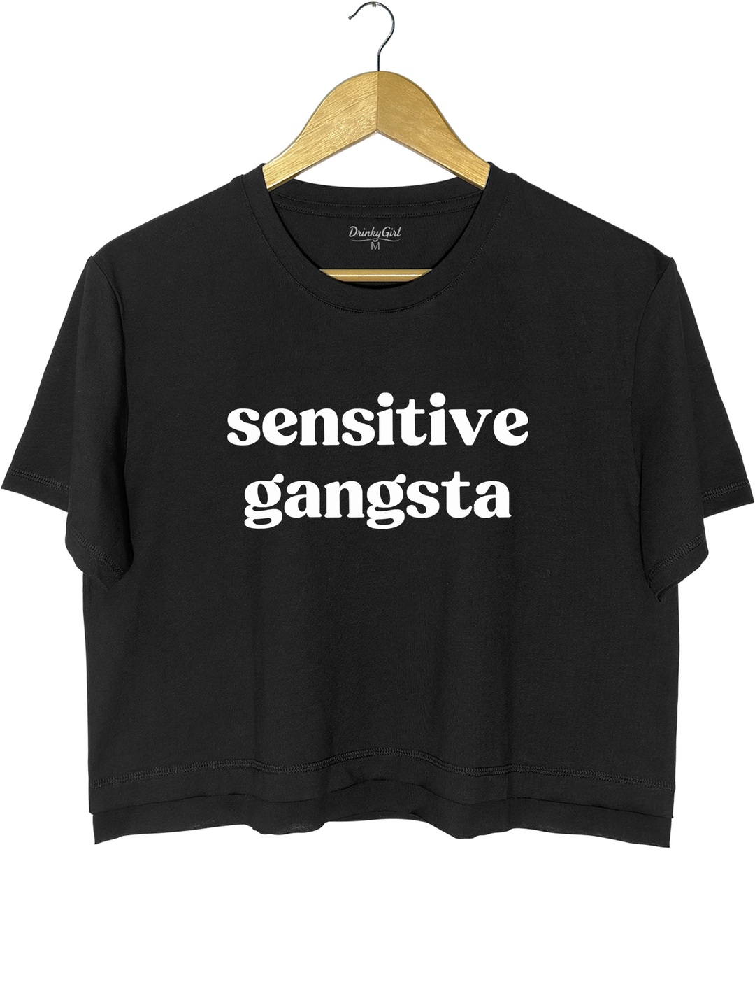 Sensitive Gangsta Crop Top