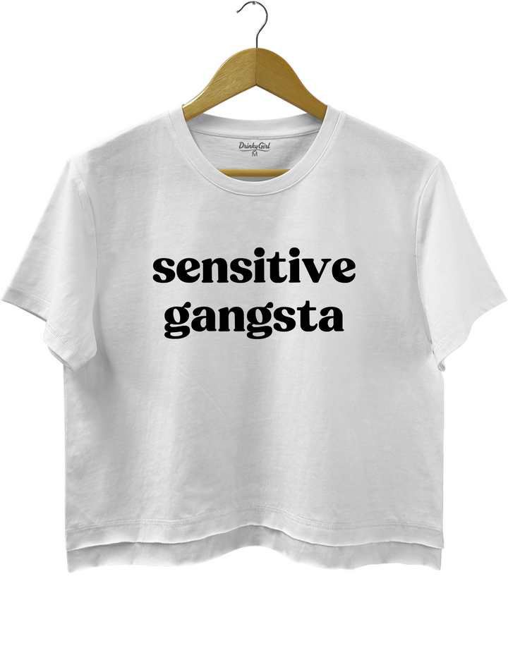 Sensitive Gangsta Crop Top