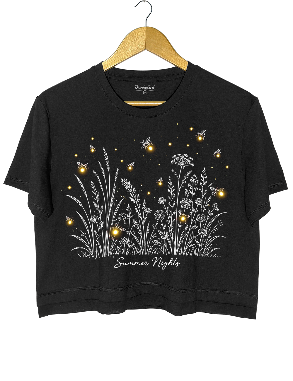 Summer Nights Firefly Wildflower Crop Top