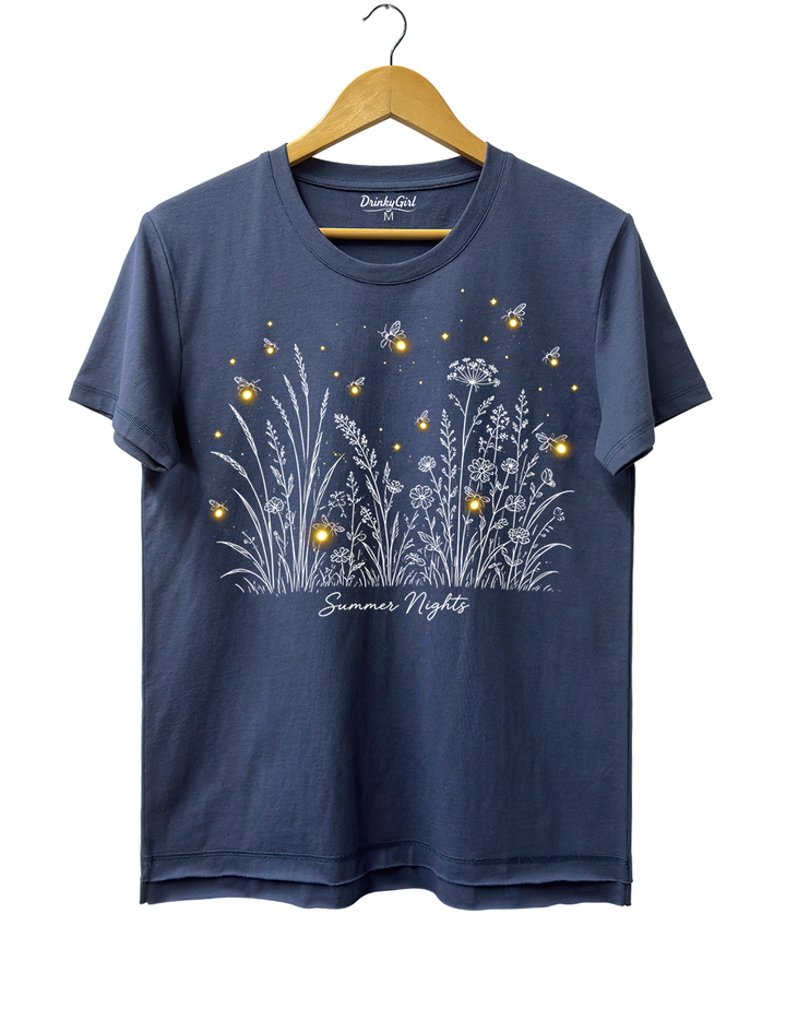 Summer Nights Firefly Wildflower Crop Top