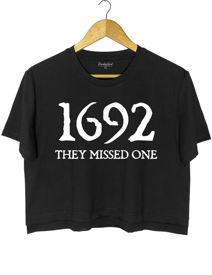 Halloween Salem 1692 They Missed One Crop Top