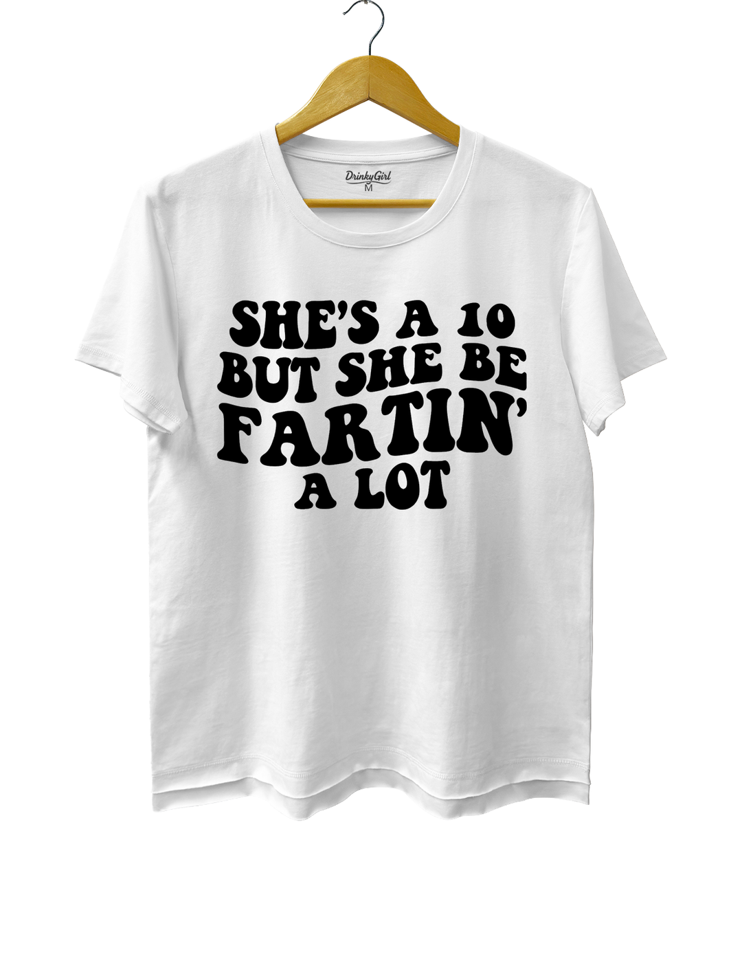 She's A 10 But Fartin' A Lot Crop Top