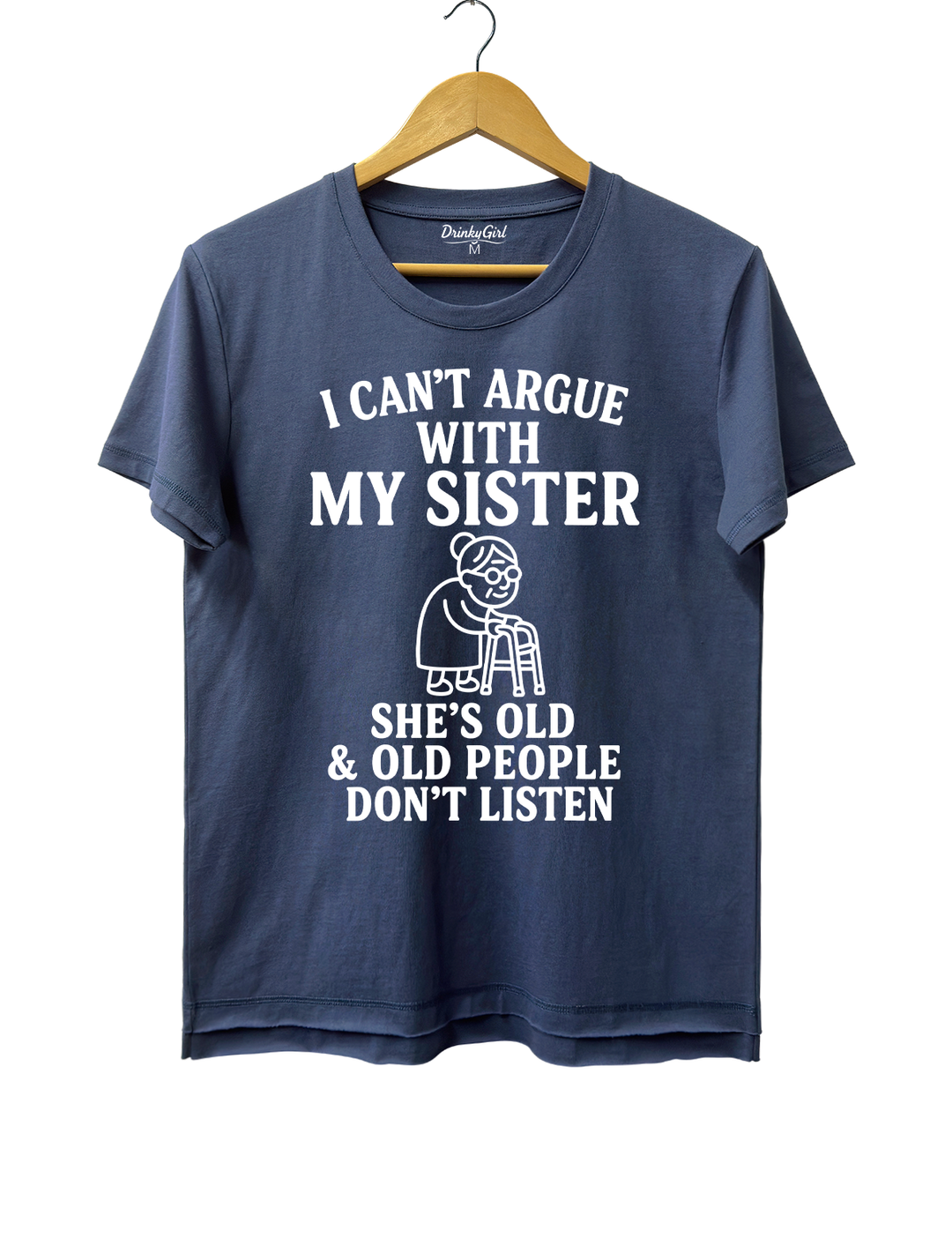 Can't Argue With My Sister She's Old Crop Top