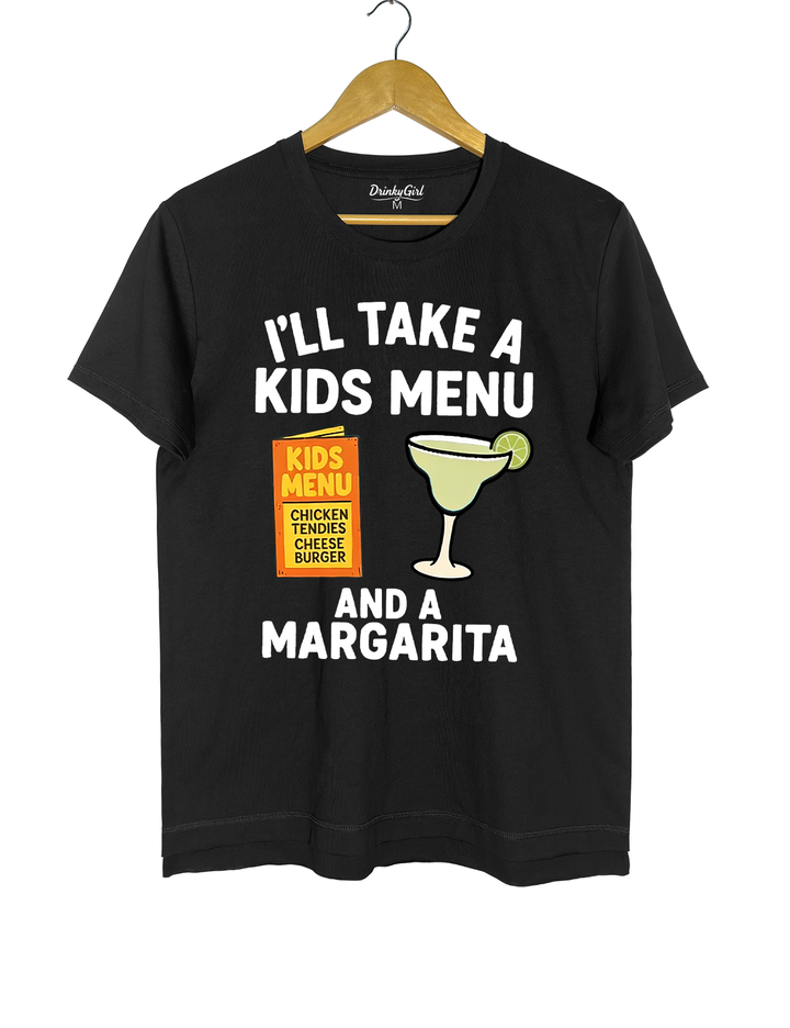 I'll Take A Kids Menu And A Margarita Crop Top