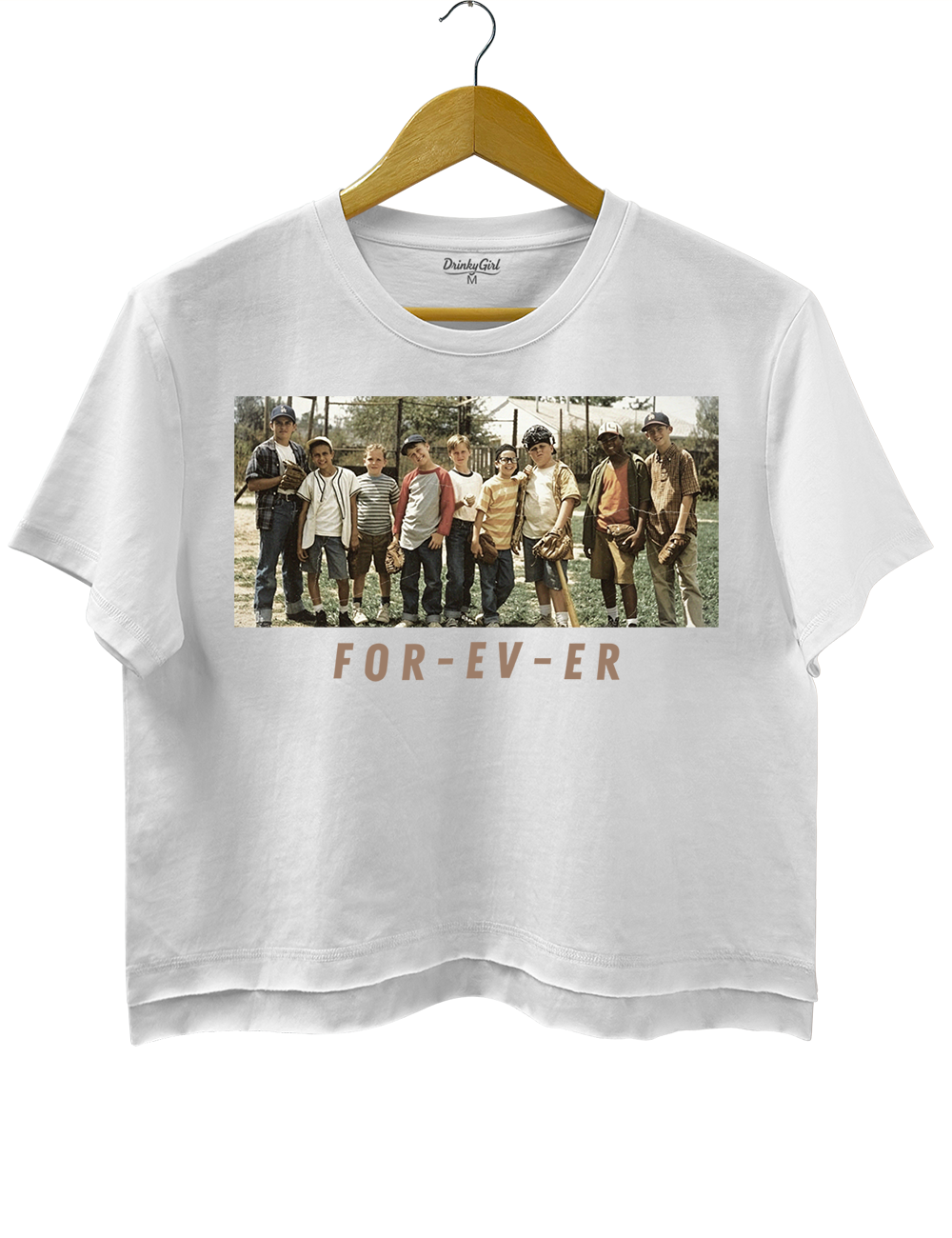 The Sandlot FOR-EV-ER Baseball Crop Top