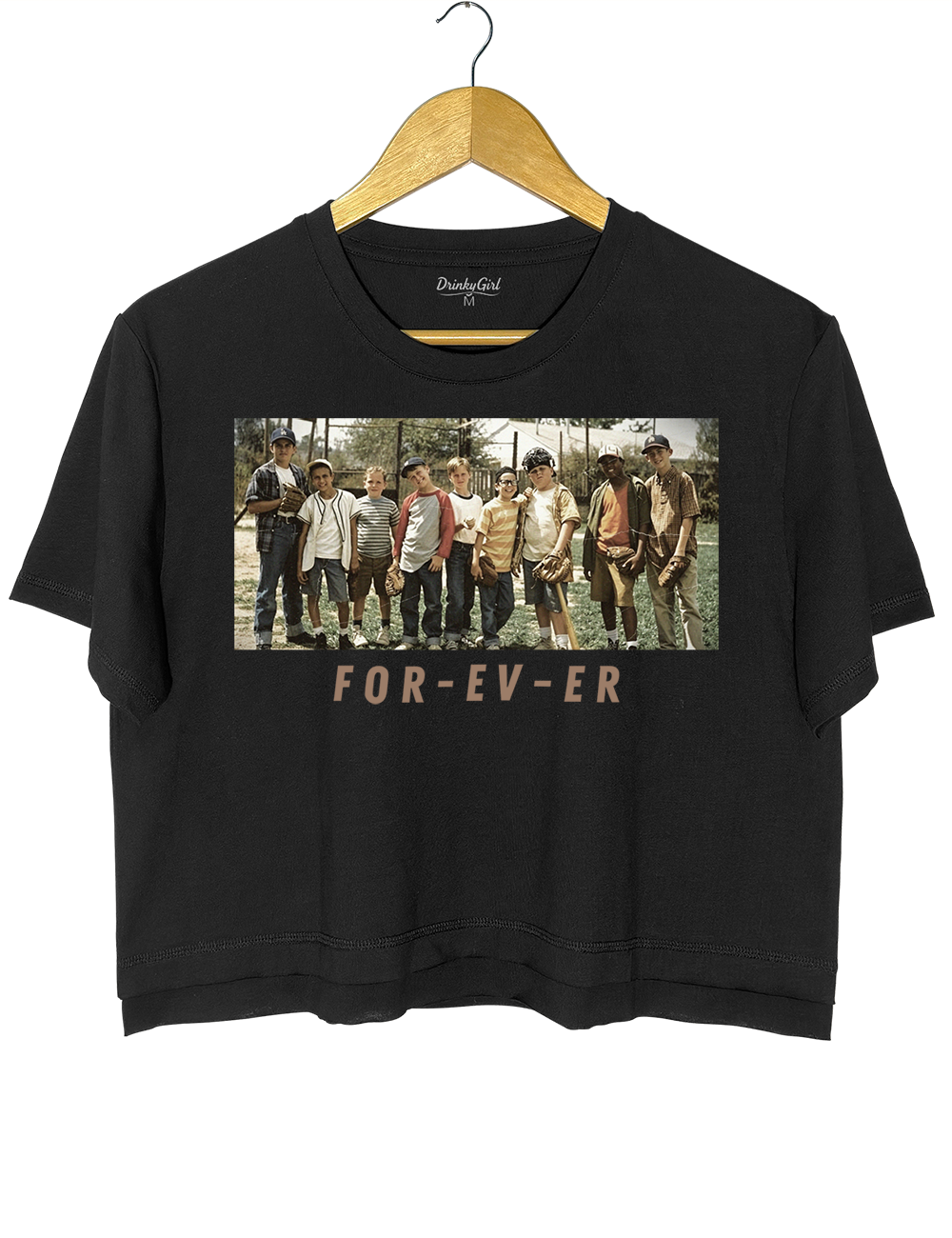 The Sandlot FOR-EV-ER Baseball Crop Top