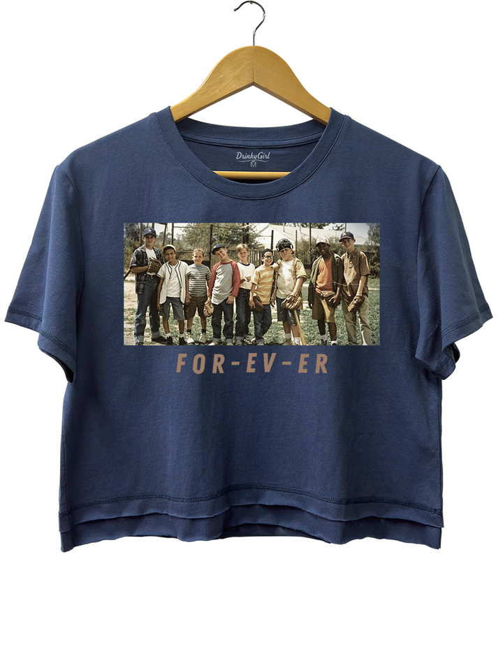 The Sandlot FOR-EV-ER Baseball Crop Top