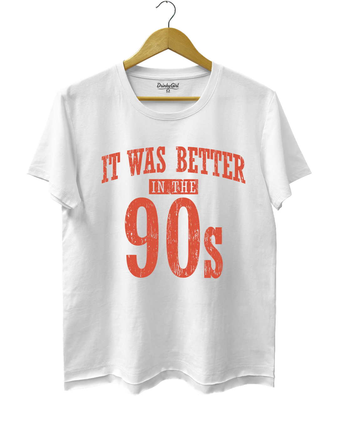 It Was Better In The 90s Tee - White