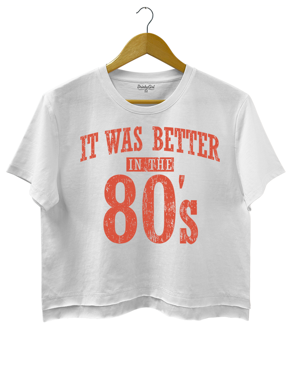 It Was Better In The 80s Crop Top