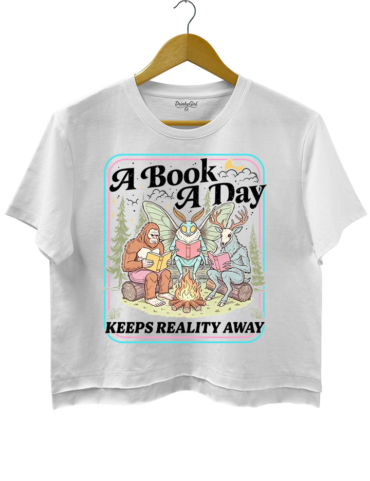 Cryptid Book Club Crop Top