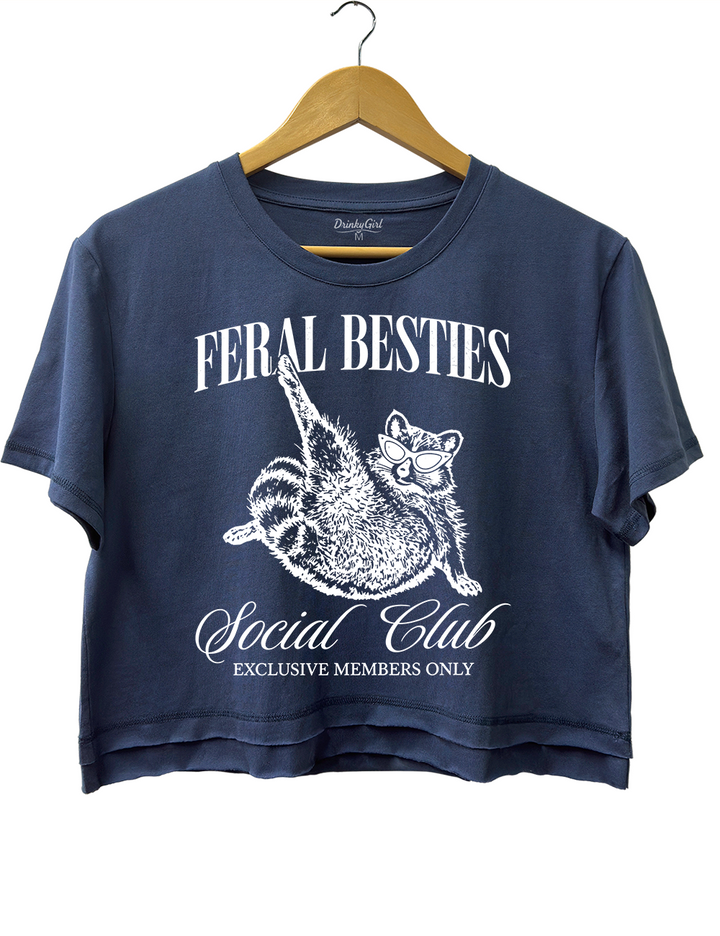 Feral Besties Crop Top