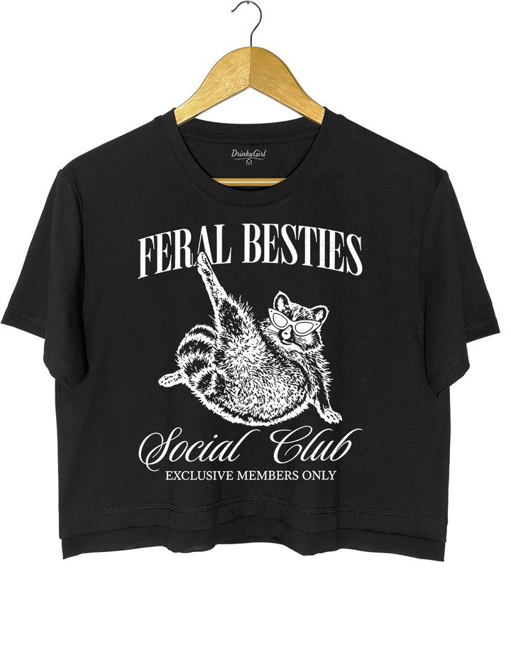 Feral Besties Crop Top