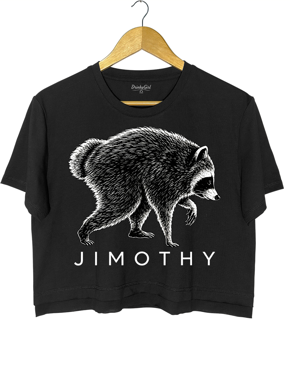 Vintage Jimothy Raccoon Crop Top