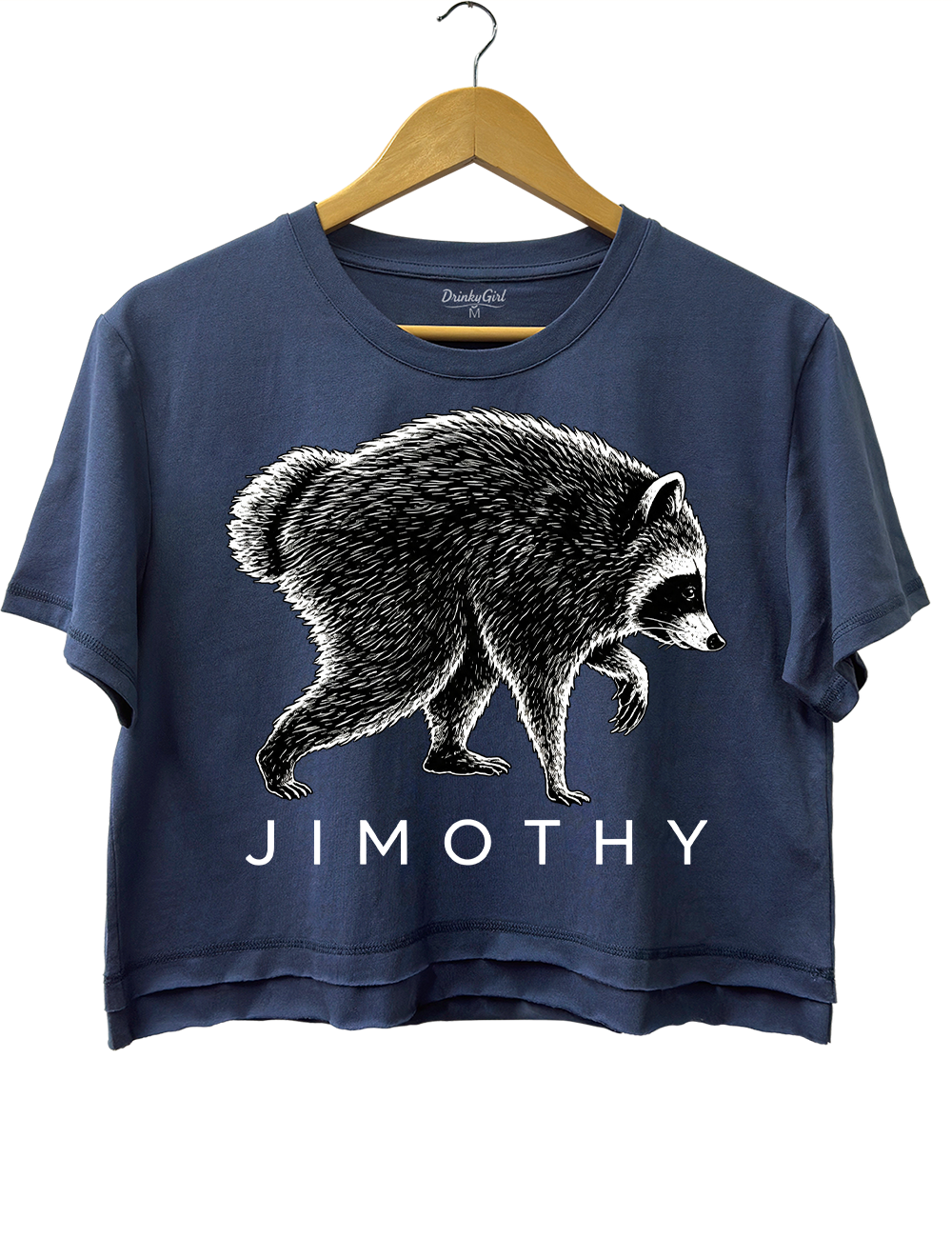Vintage Jimothy Raccoon Crop Top