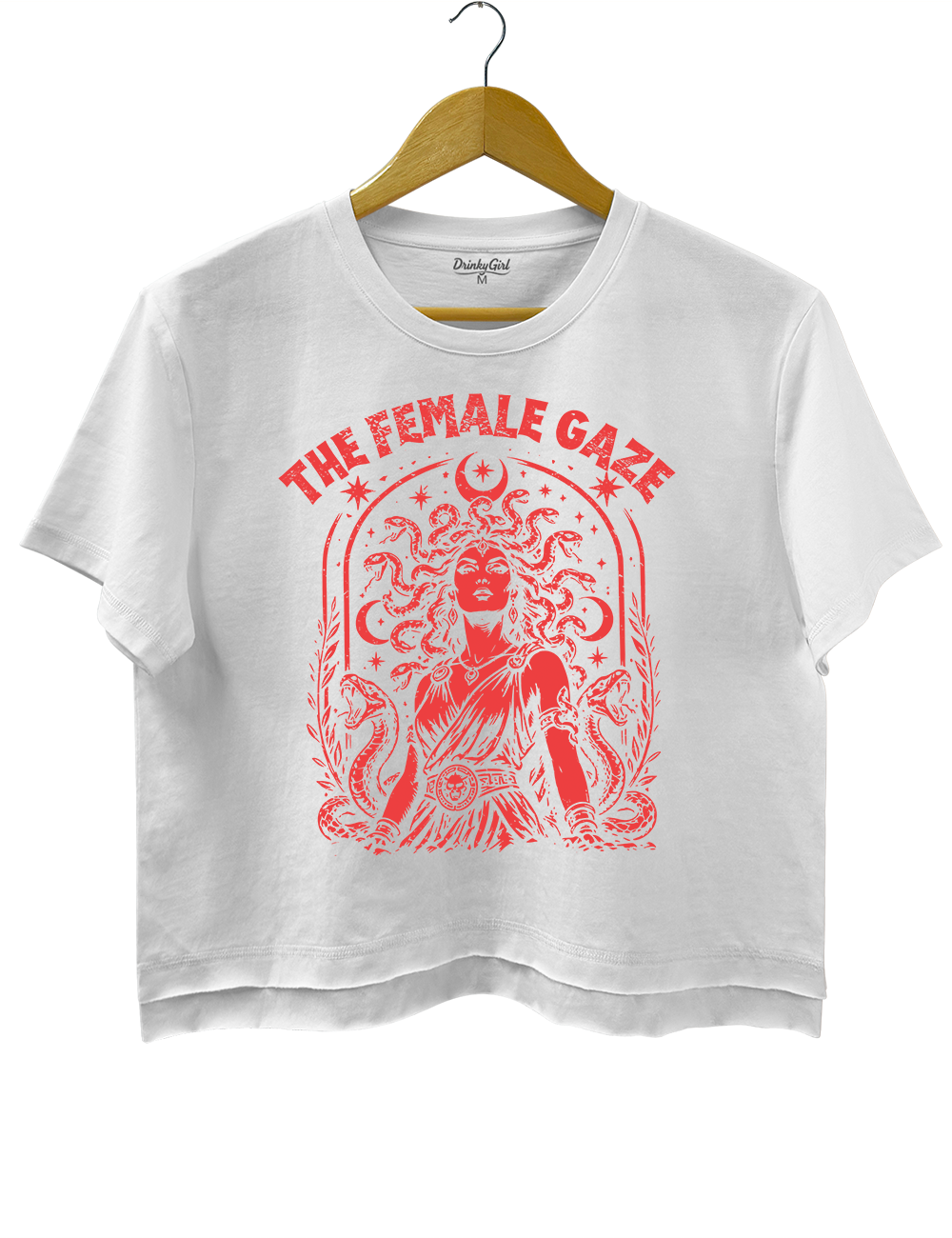 The Female Gaze Vintage Medusa Crop Top