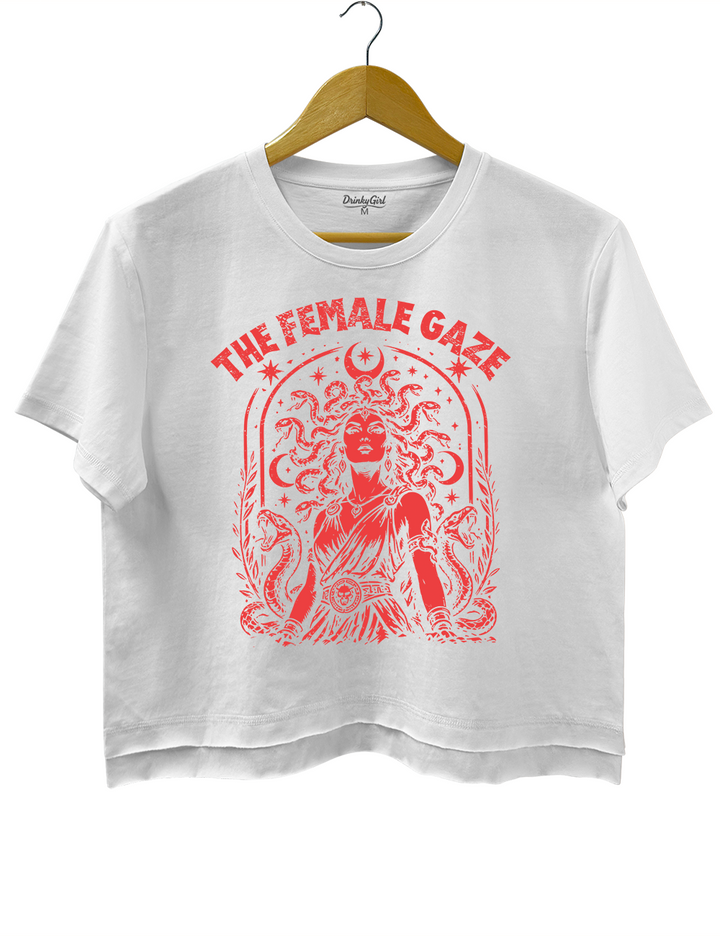 The Female Gaze Vintage Medusa Crop Top