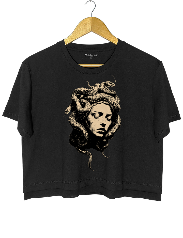 Vintage Medusa Crop Top