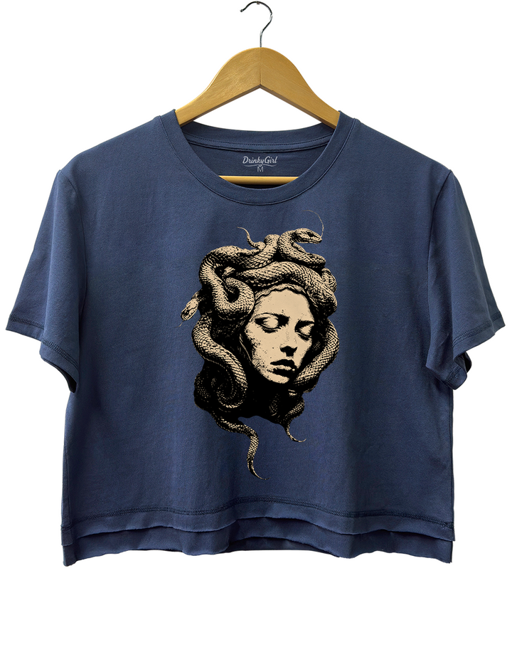 Vintage Medusa Crop Top