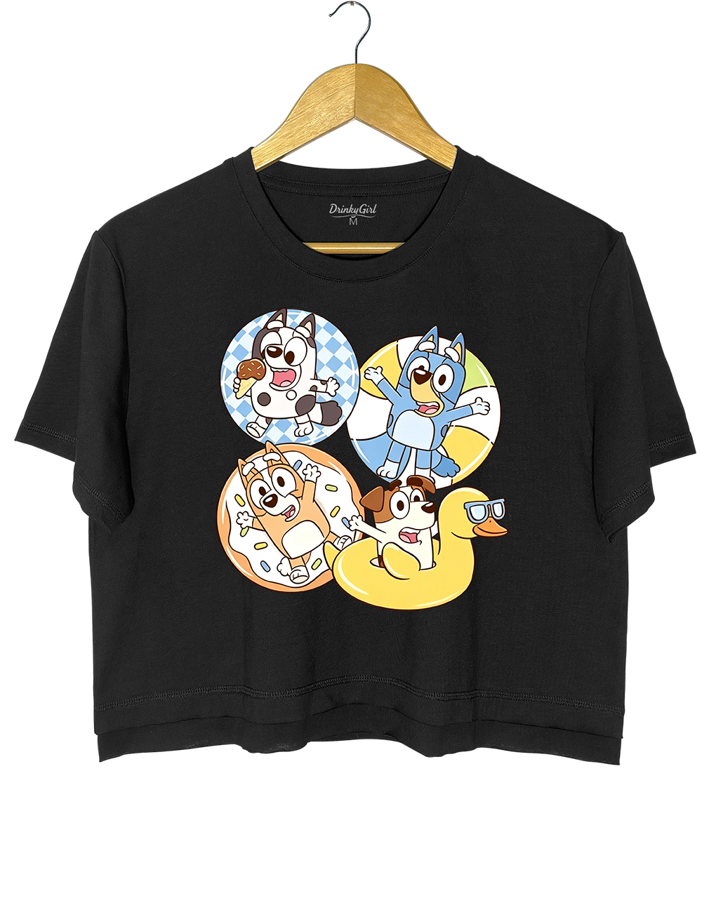 Blue Dog Sisters Summer Pool Crop Top