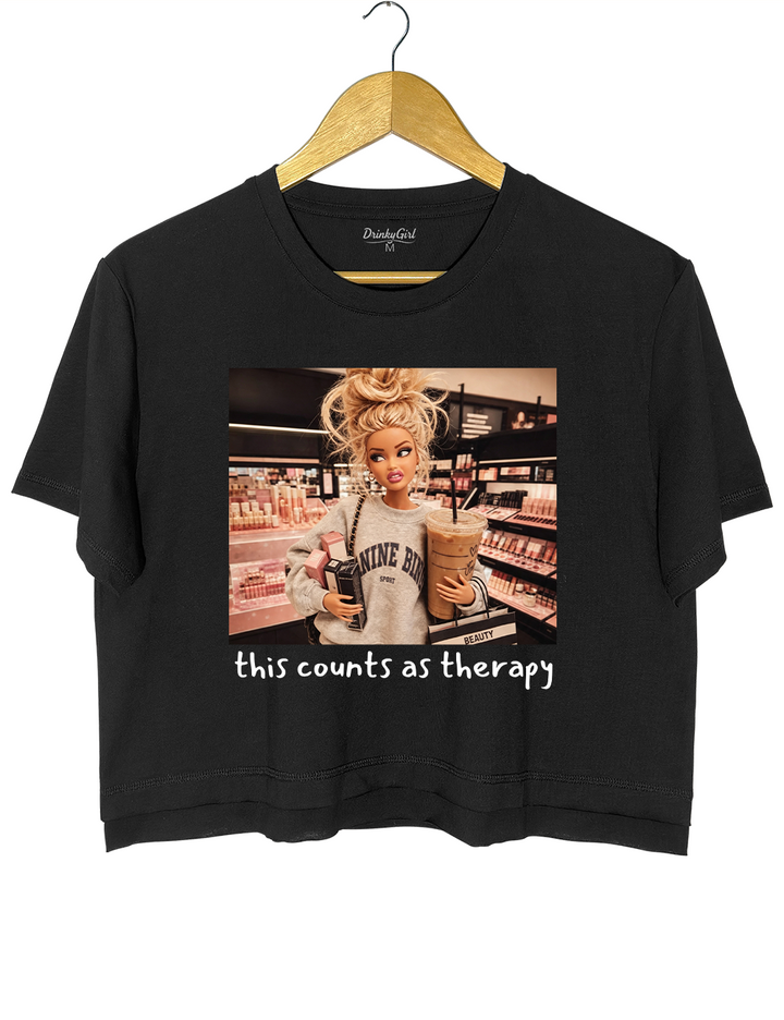 This Counts As Therapy Crop Top