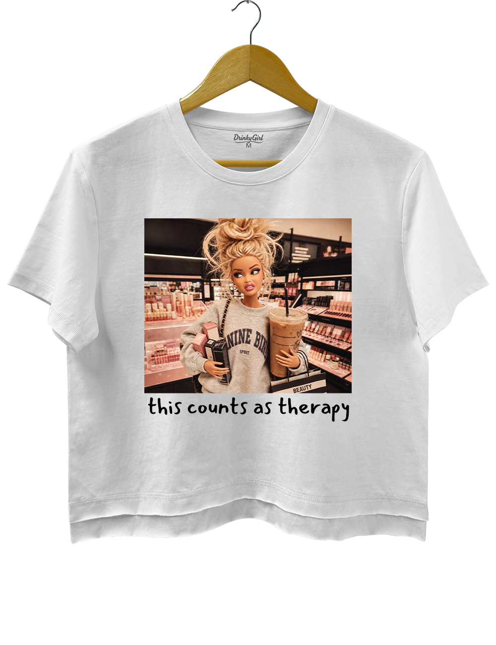 This Counts As Therapy Crop Top
