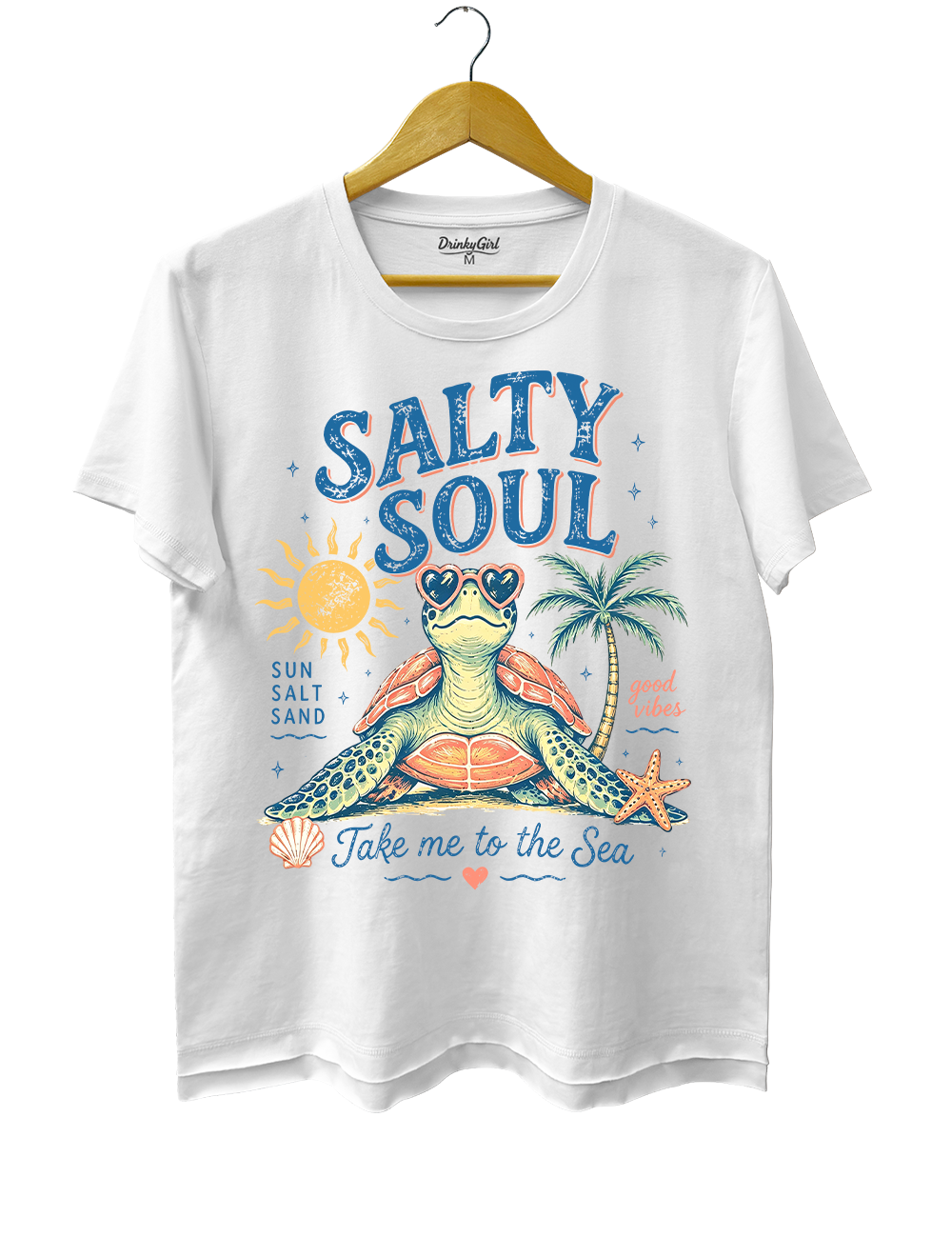 Salty Soul Sea Turtle Crop Top
