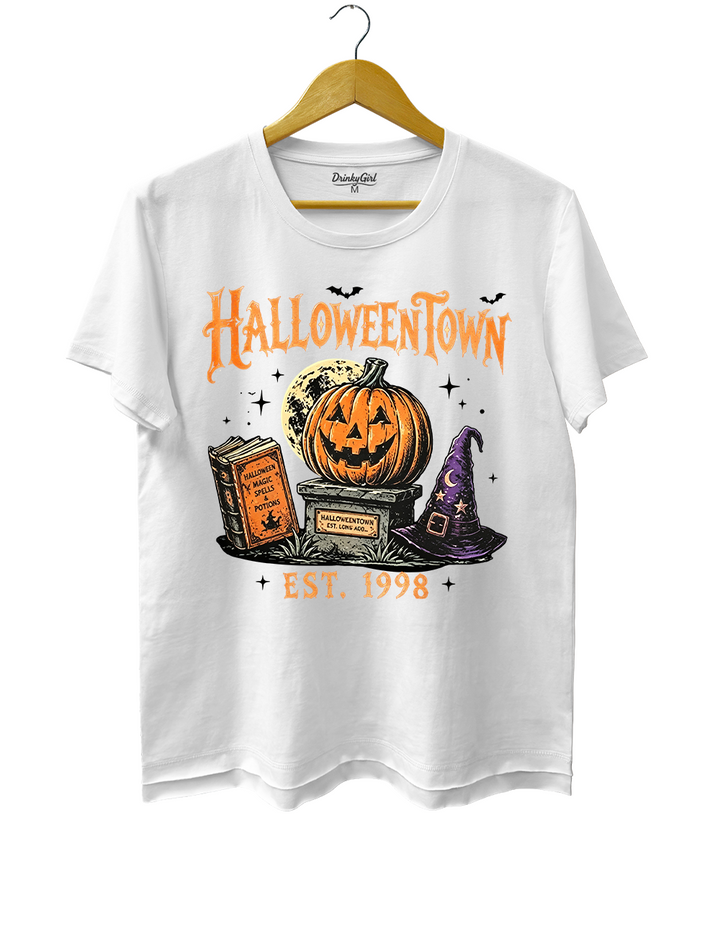 Vintage Halloween Spooky Season Crop Top