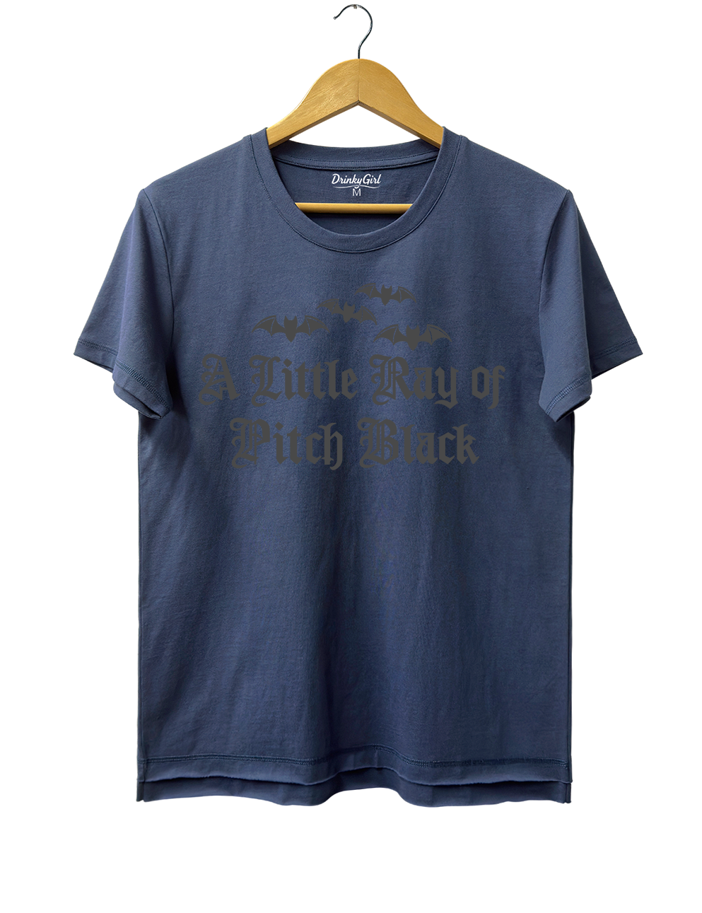 A Little Ray Of Pitch Black Gothic Halloween Crop Top