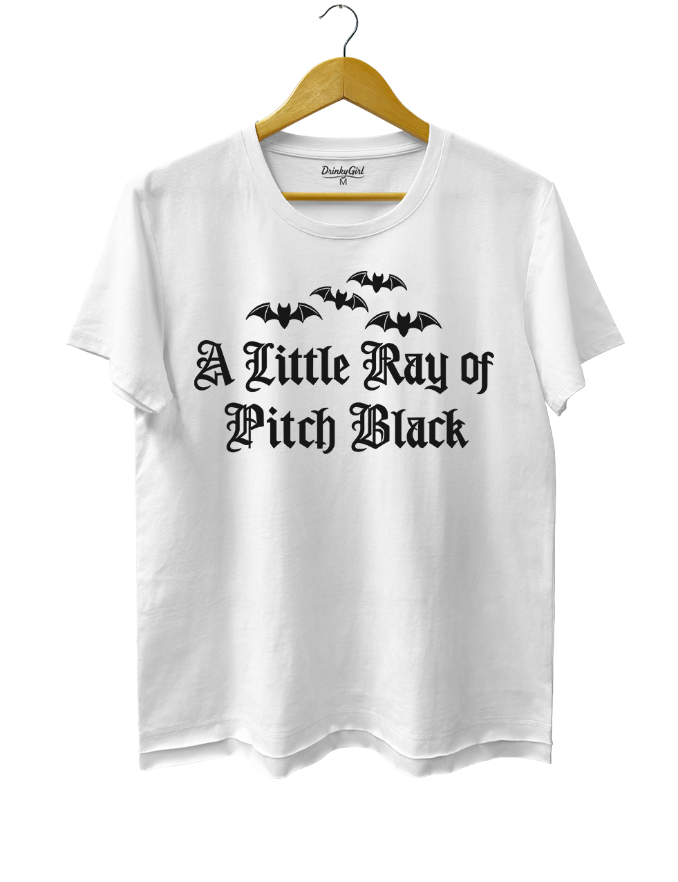 A Little Ray Of Pitch Black Gothic Halloween Crop Top