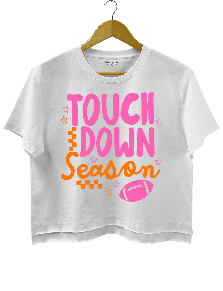 Touchdown Season Football Crop Top