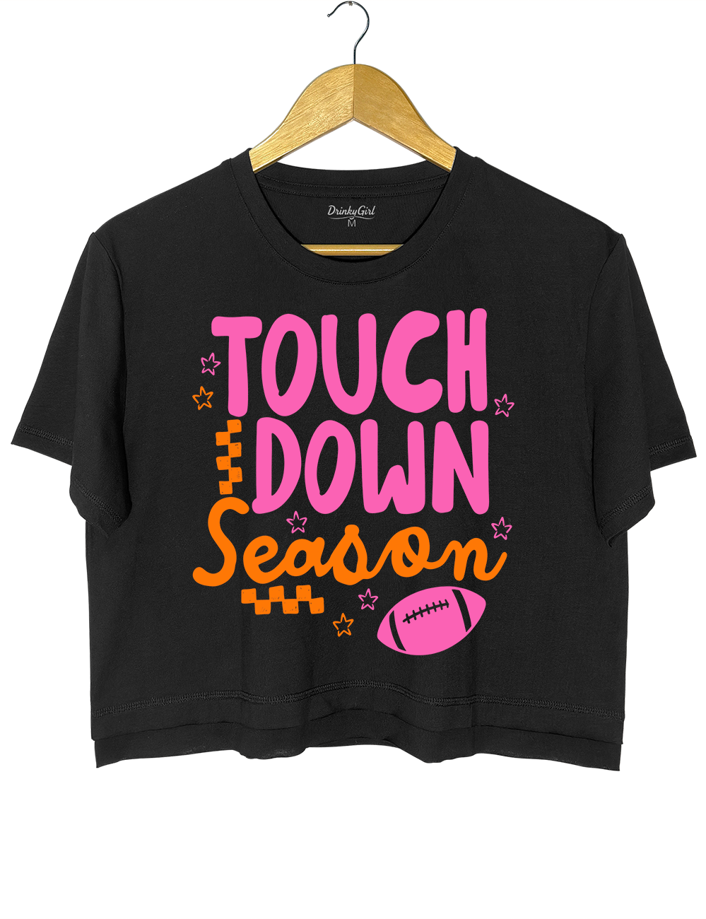Touchdown Season Football Crop Top