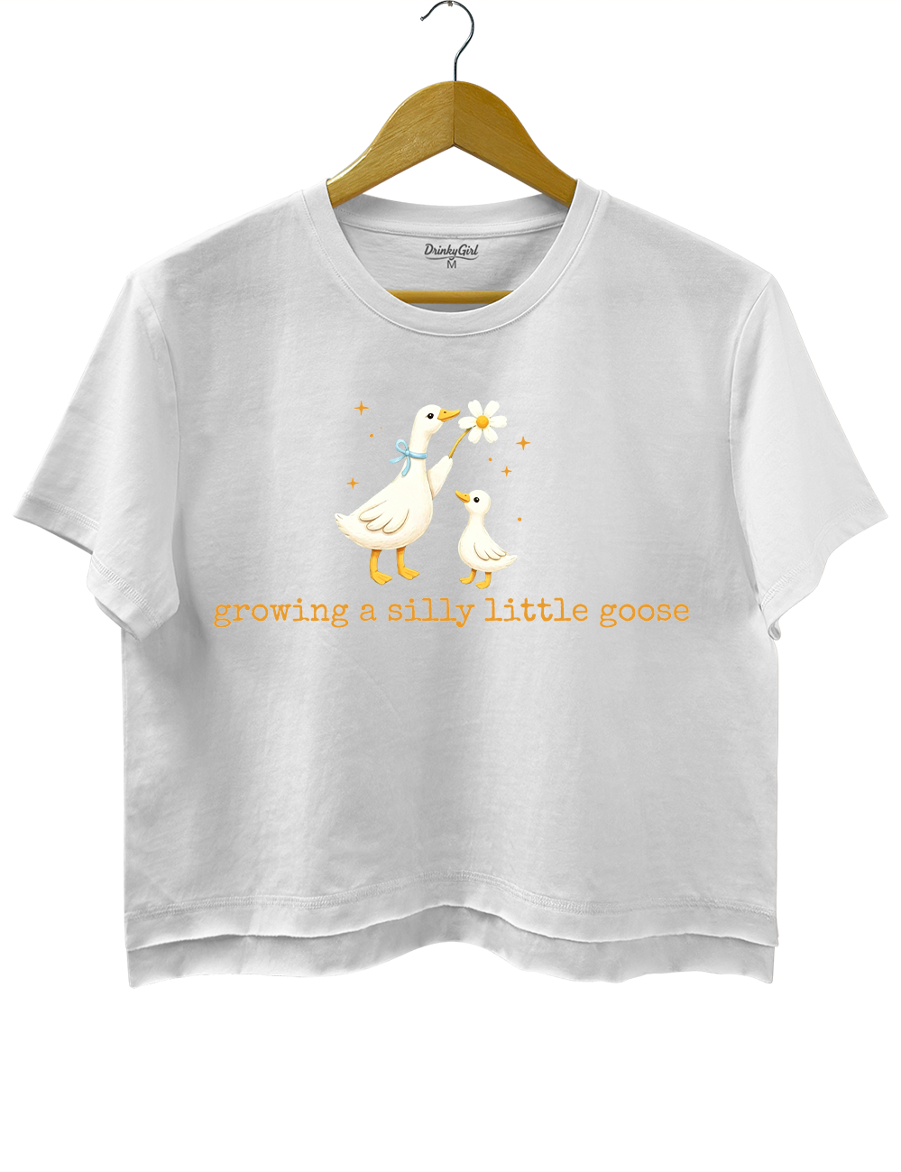 Growing A Silly Little Goose Silly Goose Crop Top